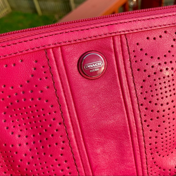 Pink Coach Wristlet - Picture 3 of 8